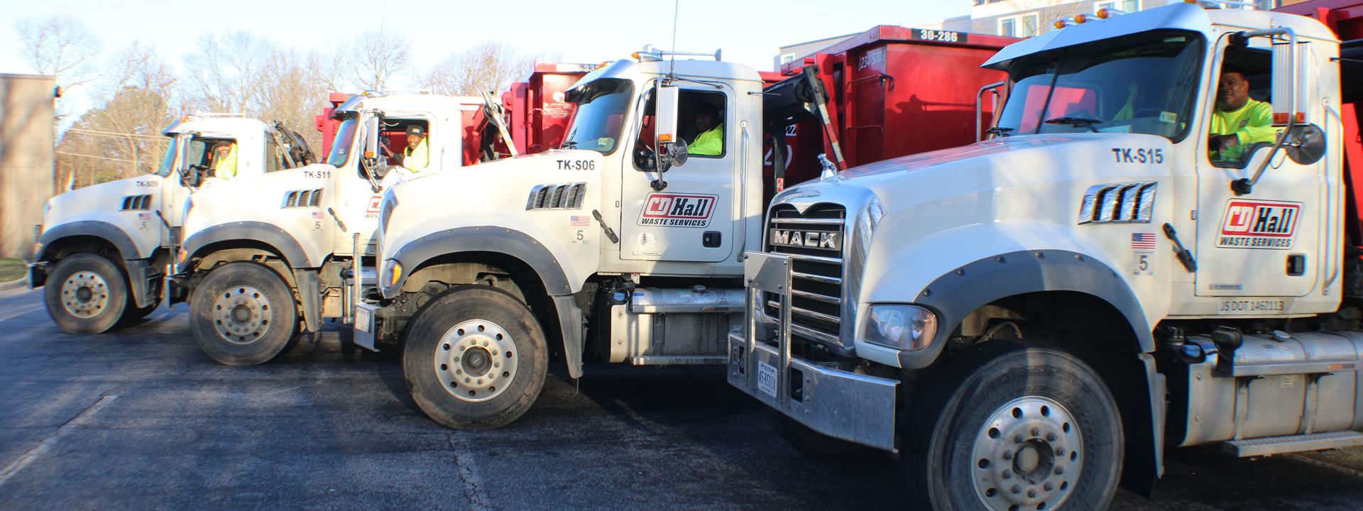 Roll-Off Dumpster on CDL Truck