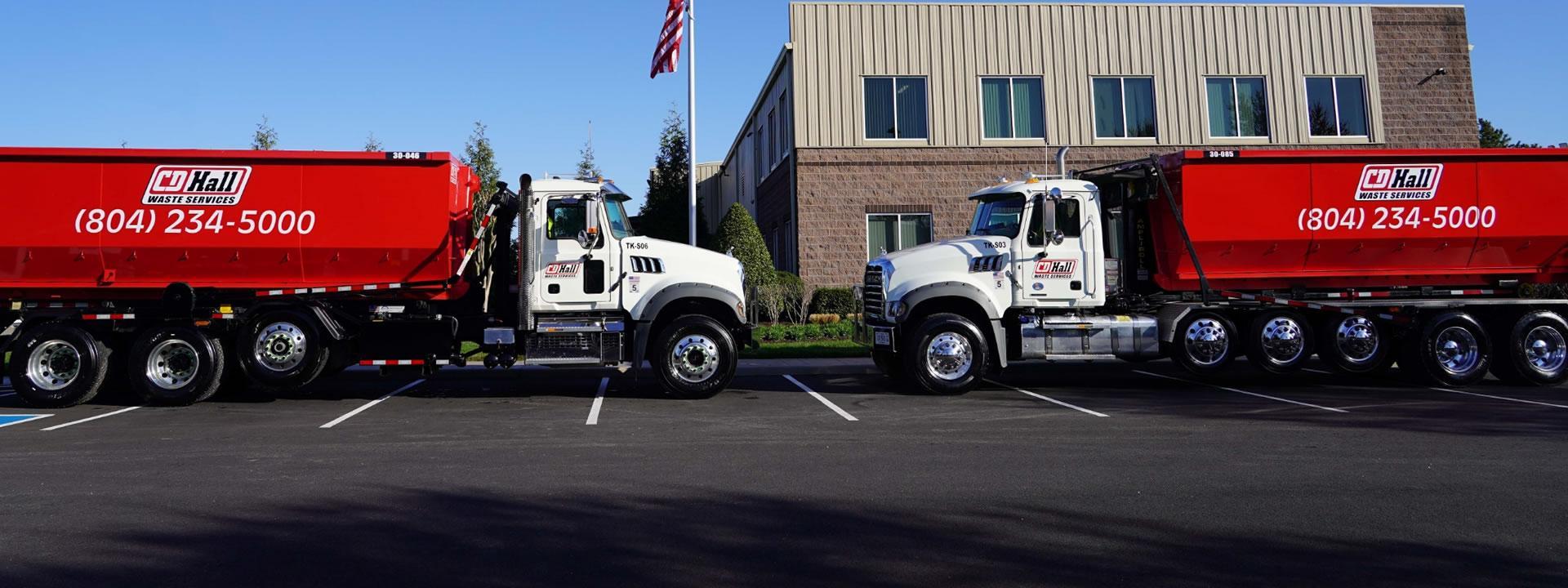 Roll-Off Dumpster on CDL Truck